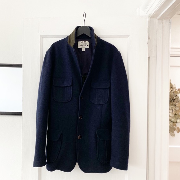 H.E. by Mango Multi Pocket Wool Blend Jacket - Picture 2 of 9